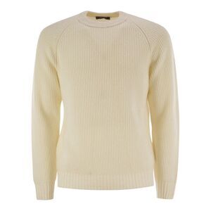 Peserico Men Crew-Neck Rib Sweater